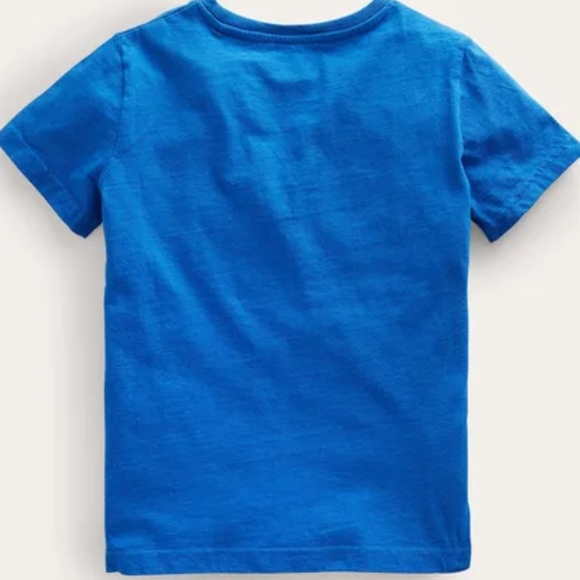 Mini boden Brilliant Blue Tiger Claw Appliqué T-shirt 2-3y - Picture 2 of 5